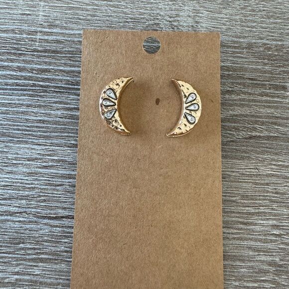 Bohemian moon earrings N615 - Picture 5 of 5